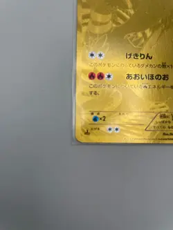 Pokemon Card Reshiram EBB 094/093 Japanese Gold Secret Rare HP130 Damaged - Image 4