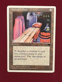 Ashnod's Altar Artifact Card Chronicles MTG Magic the Gathering LP - Image 1