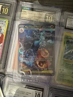 Pokemon Card Mega Charizard X ex 125/094 Me02: Phantasmal Flames Holo - Image 5