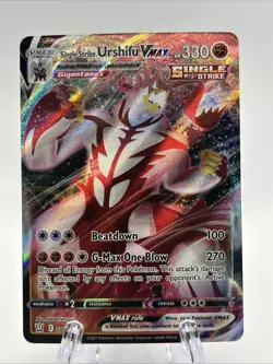 Single Strike Urshifu VMAX (86/163) Full-Art Pokemon card - Image 1