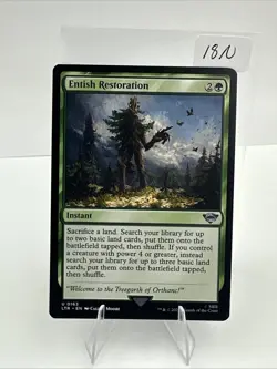 MTG Entish Restoration Lord of the Rings NM - Image 3