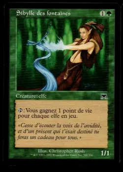mtg magic wellwisher onslaught FRENCH vf fr sibylle des fontaines carnage 4 avai - Image 1