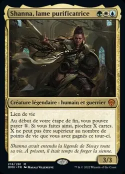 mtg magic Shanna, Purifying Blade FOIL FRENCH vf fr Shanna lame purificatrice - Image 1