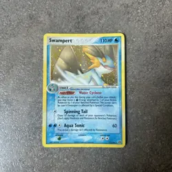 Pokemon Rare Holo Swampert 11/106 EX Emerald LP-NM - Image 1