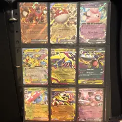 Pokemon TCG GX EX V Trainer Card Lot Binder Pikachu Clefairy Holo Foil Rare - Image 1