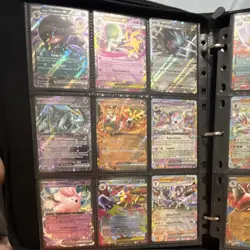 Pokemon TCG GX EX V Trainer Card Lot Binder Pikachu Clefairy Holo Foil Rare - Image 2
