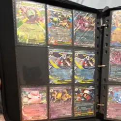 Pokemon TCG GX EX V Trainer Card Lot Binder Pikachu Clefairy Holo Foil Rare - Image 4