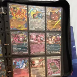Pokemon TCG GX EX V Trainer Card Lot Binder Pikachu Clefairy Holo Foil Rare - Image 5