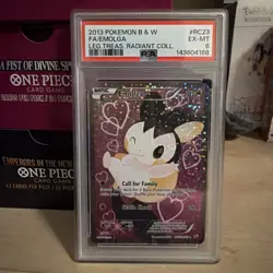 2013 Pokemon Legendary Treasures: Emolga RC23/RC25 Radiant Collection Holo PSA 6 - Image 3