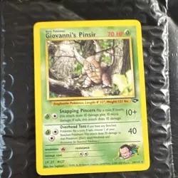 Pokemon TCG Giovanni's Pinsir 24/132 Gym Challenge Rare Regular 70 HP Eng 2000 - Image 4
