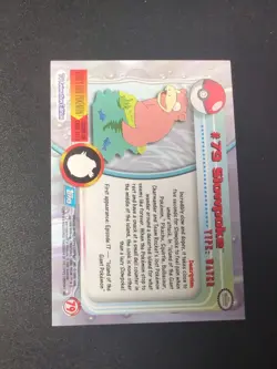 LP Slowpoke #79 HOLO FOIL TOPPS Series 2 Blue Logo Pokemon TCG - Image 2