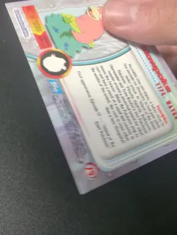 LP Slowpoke #79 HOLO FOIL TOPPS Series 2 Blue Logo Pokemon TCG - Image 3