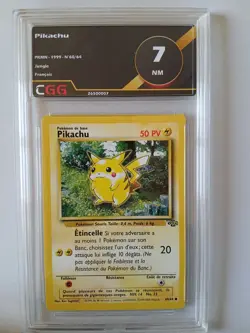 Carte pokemon Francais Pikachu (JU 60) Jungle CGG 7 26500007 - Image 1