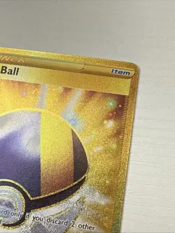 💥 2022 Pokemon Ultra Ball SWSH Brilliant Stars Secret Rare Gold Holo # 186/172 - Image 4