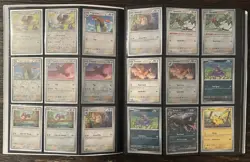 Pokemon 151 BASE MASTER SET incl. PROMOS - HOLO + REVERSE - 151 Binder & Sleeves - Image 4