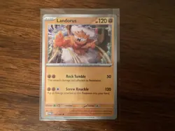 Landorus 041 Non holo Rare Perfect Order Pokemon Build Battle black star promo - Image 1