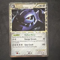 Steelix 87/95 Pokemon Unleashed Ultra Rare Prime Holo - Image 1