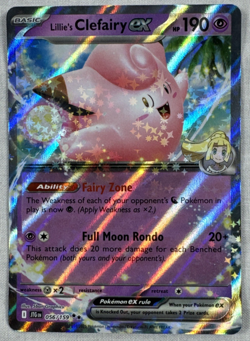 Pokemon TCG Lillie's Clefairy ex SV09: Journey Together 056/159 Double Rare NM - Image 1