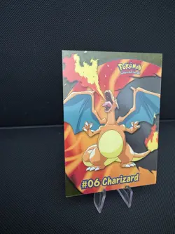 2000 Pokemon TV clear #06 Charizard Topps Animation Series #PC3 - Image 2