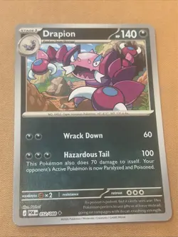 Pokemon TCG Drapion 52/88 Perfect Order ME3 Reverse Holo NM - Image 1