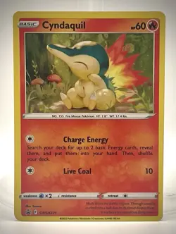 Pokemon TCG - Cosmos Holo Black Star Promo Set: Rowlet, Cyndaquil & Oshawott NM+ - Image 5