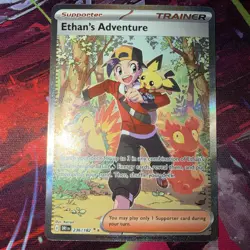 Pokemon TCG Ethans Adventure 236/182 Destined Rivals Holo NM - Image 1
