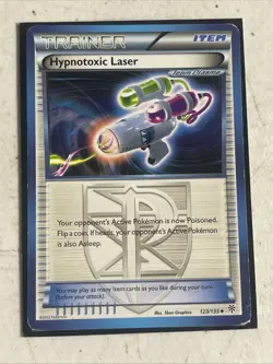 Hypnotoxic Laser 123/135 - Pokemon Plasma Storm Uncommon Trainer Card - Image 1