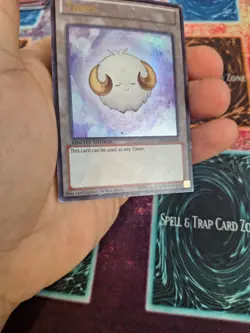 Yugioh White Scapegoat Token LC04-EN008 Ultra Rare Limited Lightly Played - Image 3