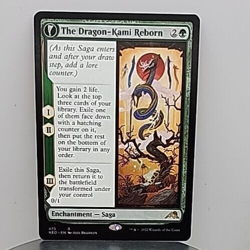 MTG The Dragon-Kami Reborn Dragon-Kami's Egg Kamigawa: Neon Dynasty 473... - Image 1