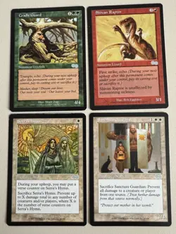 4x Uncommon - MTG - Urza's Saga - ENGL - ©1998 M/NM zB Serra's Hymn - Image 1