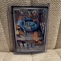 Pokemon TCG Squirtle 148/142 Sv07 Stellar Crown IR Holo Full Art Eng 2024 - Image 1
