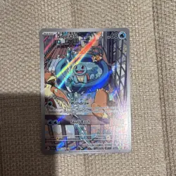 Pokemon TCG Squirtle 148/142 Sv07 Stellar Crown IR Holo Full Art Eng 2024 - Image 2
