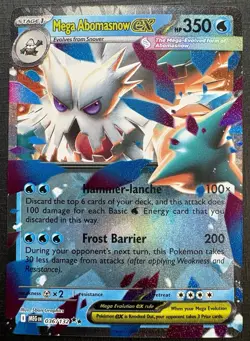 Mega Abomasnow Ex 036/132 - DOUBLE RARE - Mega Evolution - 2025 Pokemon TCG - Image 1