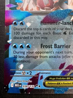 Mega Abomasnow Ex 036/132 - DOUBLE RARE - Mega Evolution - 2025 Pokemon TCG - Image 4