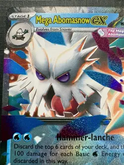 Mega Abomasnow Ex 036/132 - DOUBLE RARE - Mega Evolution - 2025 Pokemon TCG - Image 5