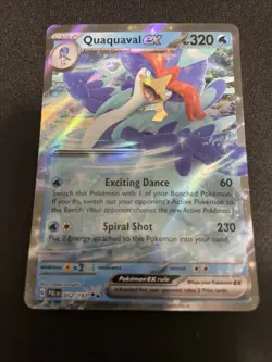 Quaquaval ex 052/193 Sv02: Paldea Evolved Holo Pokemon Tcg - Image 1