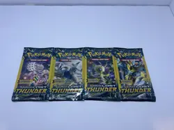 Pokemon Sun & Moon Lost Thunder - 4 packs - Art set - factory sealed - Image 1