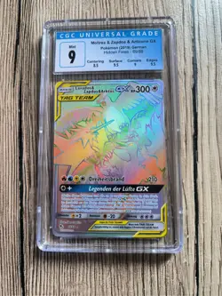 RESERVIERT! Pokemon Moltres Zapdos Articuno GX 69/68 PSA CGC 9 Mint Hidden Fates - Image 1