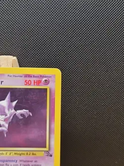 Pokemon 1999 WOTC Fossil Holo Rare Haunter 6/62 - Light Play - Image 5