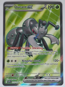 Durant ex 215/191 Ultra Rare Pokemon Surging Sparks NM - Image 1