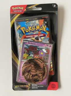Pokemon TCG Mega Evolution Checklane Blister Pack Drifloon - Image 1