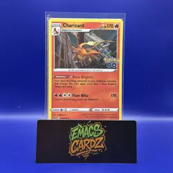 Charizard Holo Rare Pokemon GO 010/078 NM - Image 1