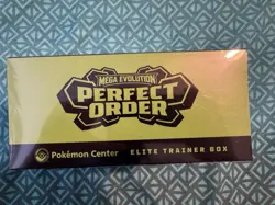 Pokemon Center Perfect Order ETB Sealed Mega Evolution Elite Trainer Box - Image 5