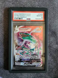 Rayquaza VMAX TG20/TG30 Pokemon Sword & Shield Silver Tempest PSA 10 - Image 1