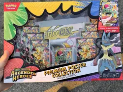 Pokemon TCG Mega Evolution Ascended Heroes Lucario Promo Poster Box JP - Image 1
