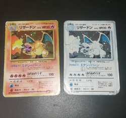 Pokemon Ghost Charizard glurak Expansion Pack base set No 006 missprint 4/102 JP - Image 1