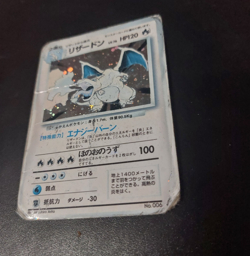 Pokemon Ghost Charizard glurak Expansion Pack base set No 006 missprint 4/102 JP - Image 4