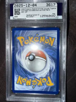 2025 POKEMON JTG EN-JOURNEY TOGETHER HYPER RARE #188 IONO'S BELLIBOLT EX PSA 10 - Image 3