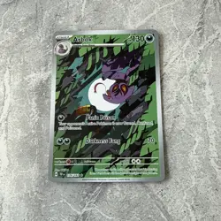 Pokemon TCG Arbok 176/162 Temporal Forces Illustration Rare Excellent Condition - Image 3