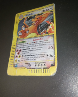 Pokemon Glurak Crystal kristall 146/144 Skyridge Holo Deutsch wotc Charizard tcg - Image 2